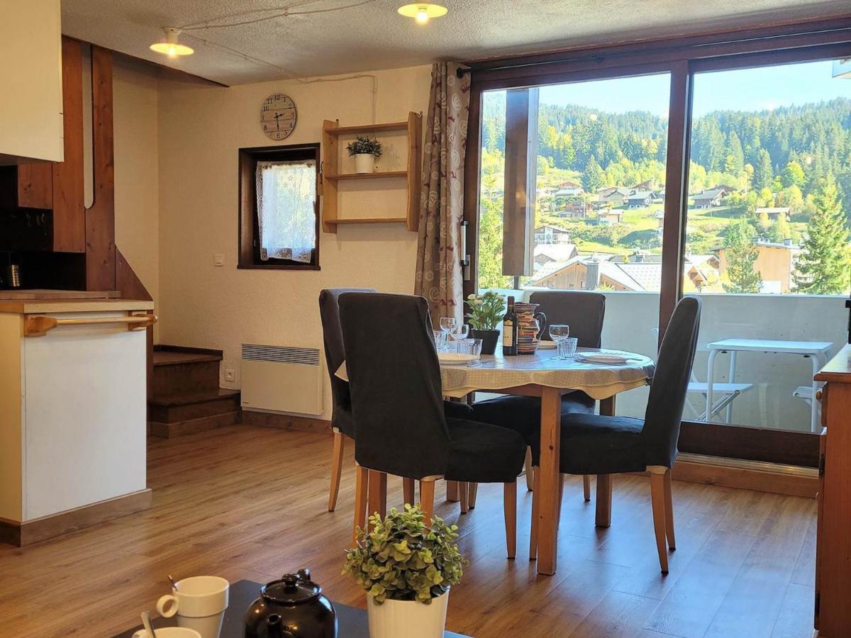 Апартаменты Duplex 3 Pieces Aux Gets, Proche Pistes Avec Parking Et Wifi - Fr-1-598-23 Ле-Гет Экстерьер фото