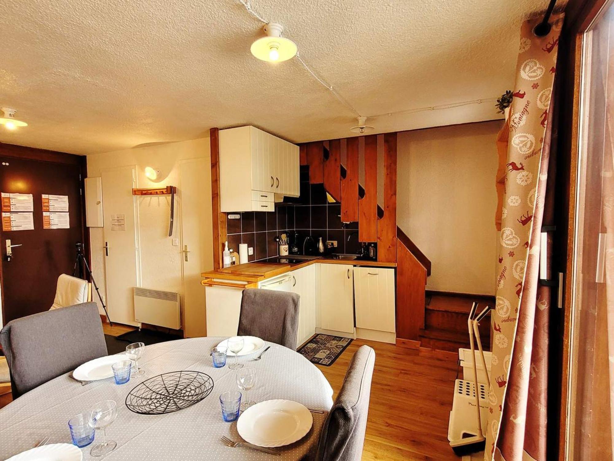 Апартаменты Duplex 3 Pieces Aux Gets, Proche Pistes Avec Parking Et Wifi - Fr-1-598-23 Ле-Гет Экстерьер фото